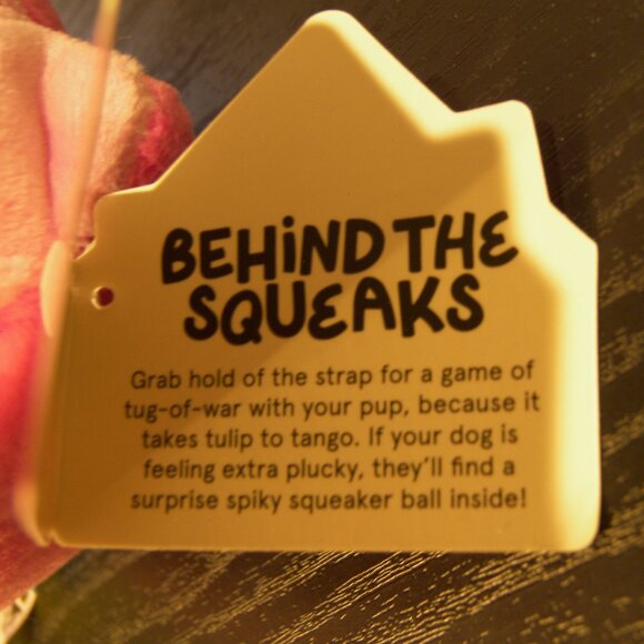 Bark Vibrant Pink Tulip Dog Toy - Picture 3 of 4